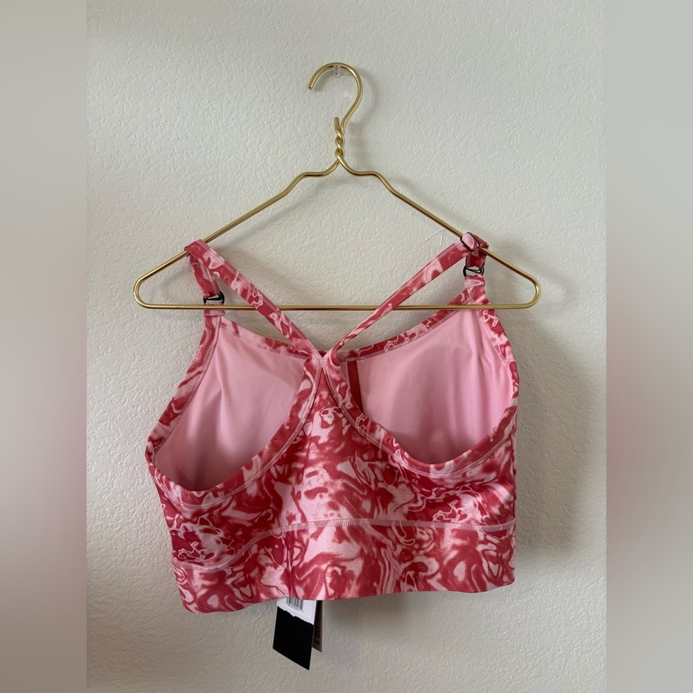 Nike Pink and White Sports Bra - Picture 3 of 6